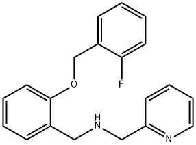 N-{2-[(2-fluorobenzyl)oxy]benzyl}-N-(2-pyridinylmethyl)amine Struktur