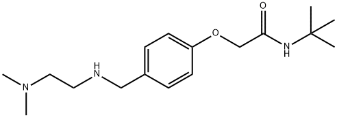 N-(tert-butyl)-2-[4-({[2-(dimethylamino)ethyl]amino}methyl)phenoxy]acetamide Struktur