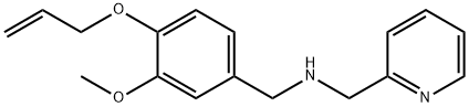 N-[4-(allyloxy)-3-methoxybenzyl]-N-(2-pyridinylmethyl)amine Struktur