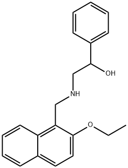 2-{[(2-ethoxy-1-naphthyl)methyl]amino}-1-phenylethanol Struktur