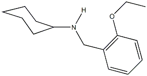 N-cyclohexyl-N-(2-ethoxybenzyl)amine Struktur