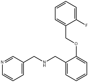 N-{2-[(2-fluorobenzyl)oxy]benzyl}-N-(3-pyridinylmethyl)amine Struktur