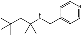 N-(4-pyridinylmethyl)-N-(1,1,3,3-tetramethylbutyl)amine Struktur