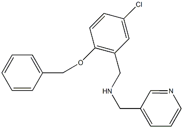 N-[2-(benzyloxy)-5-chlorobenzyl]-N-(3-pyridinylmethyl)amine Struktur