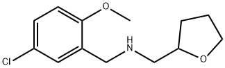 N-(5-chloro-2-methoxybenzyl)-N-(tetrahydro-2-furanylmethyl)amine Struktur