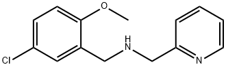 N-(5-chloro-2-methoxybenzyl)-N-(2-pyridinylmethyl)amine Struktur