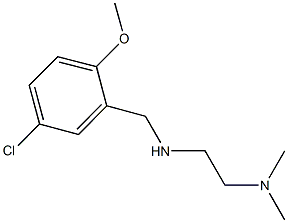 N-(5-chloro-2-methoxybenzyl)-N-[2-(dimethylamino)ethyl]amine Struktur