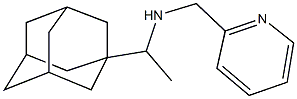 N-[1-(1-adamantyl)ethyl]-N-(2-pyridinylmethyl)amine Struktur