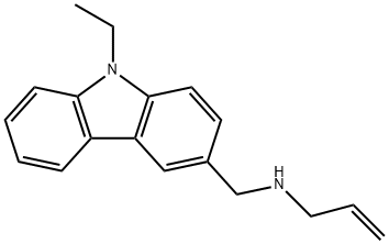 N-allyl-N-[(9-ethyl-9H-carbazol-3-yl)methyl]amine Struktur