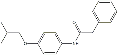 N-(4-isobutoxyphenyl)-2-phenylacetamide Struktur