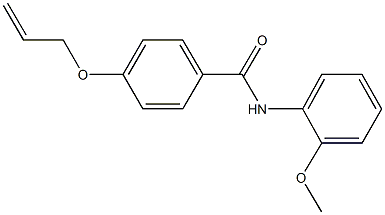 4-(allyloxy)-N-(2-methoxyphenyl)benzamide Struktur