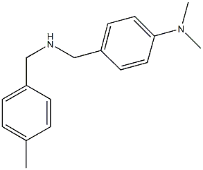 N-[4-(dimethylamino)benzyl]-N-(4-methylbenzyl)amine Struktur