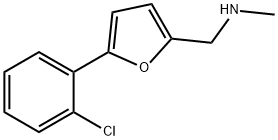 N-{[5-(2-chlorophenyl)-2-furyl]methyl}-N-methylamine Struktur