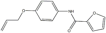 N-[4-(allyloxy)phenyl]-2-furamide Struktur