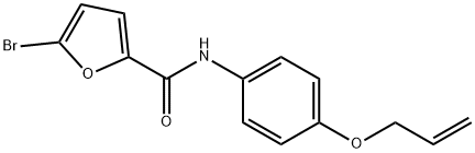 N-[4-(allyloxy)phenyl]-5-bromo-2-furamide Struktur