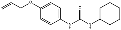 N-[4-(allyloxy)phenyl]-N'-cyclohexylurea Struktur