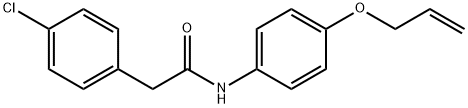 N-[4-(allyloxy)phenyl]-2-(4-chlorophenyl)acetamide Struktur