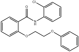 N-(2-chlorophenyl)-2-(2-phenoxyethoxy)benzamide Struktur