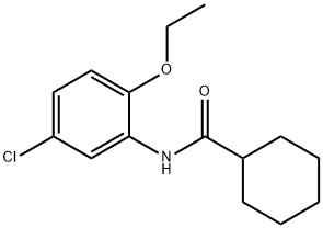 N-(5-chloro-2-ethoxyphenyl)cyclohexanecarboxamide Struktur