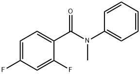 2,4-difluoro-N-methyl-N-phenylbenzamide Struktur