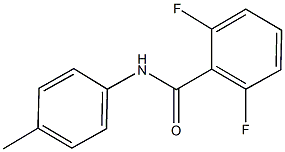 2,6-difluoro-N-(4-methylphenyl)benzamide Struktur