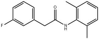 N-(2,6-dimethylphenyl)-2-(3-fluorophenyl)acetamide Struktur