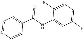 N-(2,5-difluorophenyl)isonicotinamide Struktur