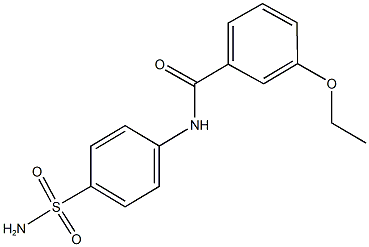 N-[4-(aminosulfonyl)phenyl]-3-ethoxybenzamide Struktur