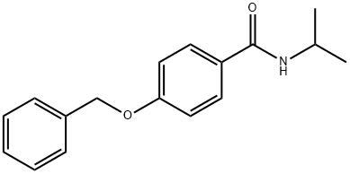 4-(benzyloxy)-N-isopropylbenzamide Struktur