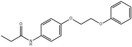 N-[4-(2-phenoxyethoxy)phenyl]propanamide Struktur