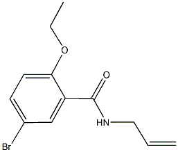 N-allyl-5-bromo-2-ethoxybenzamide Struktur