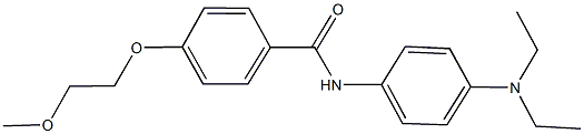 N-[4-(diethylamino)phenyl]-4-(2-methoxyethoxy)benzamide Struktur