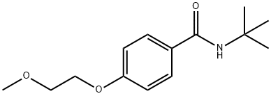 N-(tert-butyl)-4-(2-methoxyethoxy)benzamide Struktur