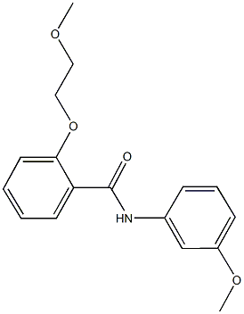 2-(2-methoxyethoxy)-N-(3-methoxyphenyl)benzamide Struktur