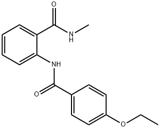 2-[(4-ethoxybenzoyl)amino]-N-methylbenzamide Struktur