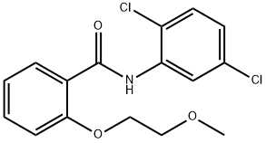 N-(2,5-dichlorophenyl)-2-(2-methoxyethoxy)benzamide Struktur