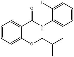 N-(2-fluorophenyl)-2-isobutoxybenzamide Struktur