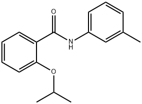 2-isopropoxy-N-(3-methylphenyl)benzamide Struktur