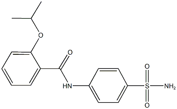 N-[4-(aminosulfonyl)phenyl]-2-isopropoxybenzamide Struktur