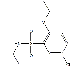 5-chloro-2-ethoxy-N-isopropylbenzenesulfonamide Struktur