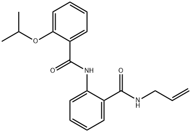 N-{2-[(allylamino)carbonyl]phenyl}-2-isopropoxybenzamide Struktur