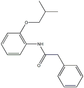 N-(2-isobutoxyphenyl)-2-phenylacetamide Struktur