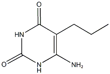 6-amino-5-propylpyrimidine-2,4(1H,3H)-dione Struktur