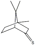 4,7,7-trimethylbicyclo[2.2.1]heptane-2-thione Struktur