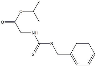 isopropyl {[(benzylsulfanyl)carbothioyl]amino}acetate Struktur