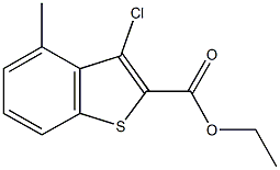 ethyl 3-chloro-4-methyl-1-benzothiophene-2-carboxylate Struktur