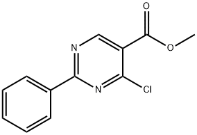 methyl 4-chloro-2-phenylpyrimidine-5-carboxylate Struktur