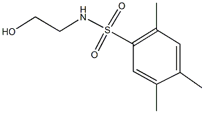 N-(2-hydroxyethyl)-2,4,5-trimethylbenzenesulfonamide Struktur