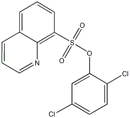 2,5-dichlorophenyl 8-quinolinesulfonate Struktur