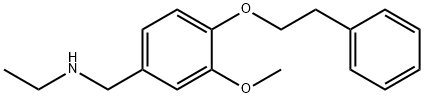 N-ethyl-N-[3-methoxy-4-(2-phenylethoxy)benzyl]amine Struktur